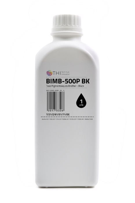 Butelka Black Brother 1L Tusz Pigmentowy (Pigment) INK-MATE BIMB500P THI