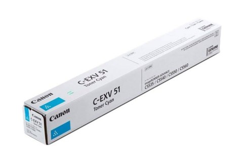 Oryginalny Toner Cyan Canon ADV iR-C5535, iR-C5540, iR-C5550, iR-C5560 (C-EXV51C, CEXV51C, 0482C002)