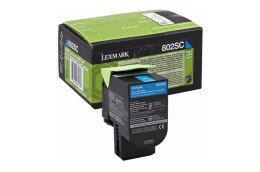 Oryginalny Toner Cyan Lexmark CX310, CX410, CX510 (80C2SC0)