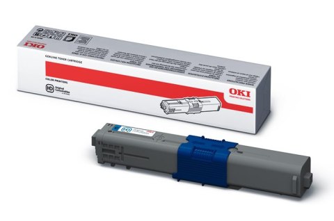 Oryginalny Toner Cyan OKI C310, C330, C331, C510, C511, C530, C531, MC351, MC352, MC361, MC362, MC561, MC562 (44469706)