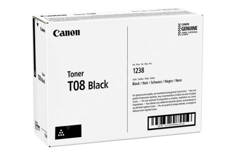 Oryginalny Toner Czarny Canon X1238 (T08, 3010C006)