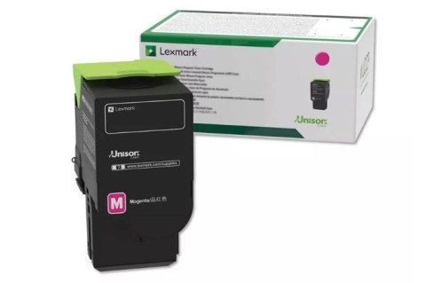 Oryginalny Toner Magenta Lexmark CS421, CS521, CS622, CX421, CX522, CX622, CX625 (78C20M0)