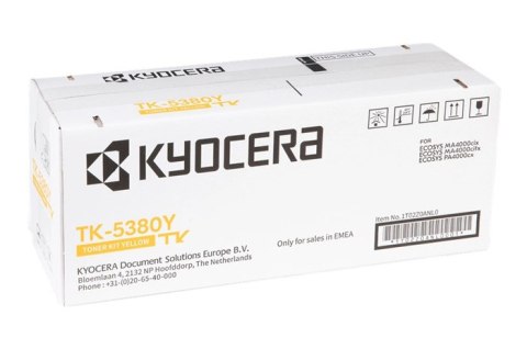 Oryginalny Toner Yellow Kyocera MA4000, PA4000 (TK5380Y, TK-5380Y, 1T02Z0ANL0)