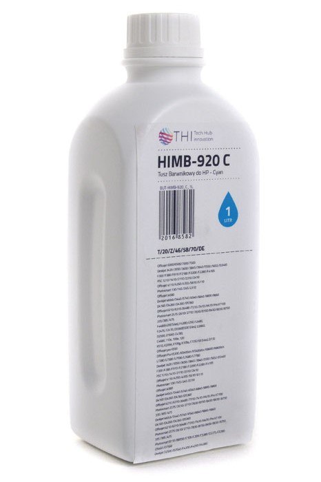 Butelka Cyan HP 1L Tusz Barwnikowy (Dye) INK-MATE HIMB920 THI Butelka Cyan HP 1L Tusz Barwnikowy (Dye) INK-MATE HIMB920 THI