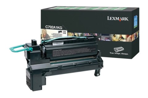 Oryginalny Toner Black Lexmark C792, X792 (C792A1KG)