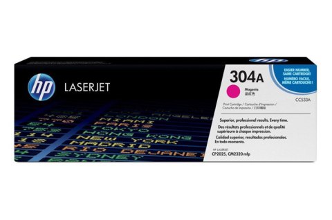 Oryginalny Toner Magenta HP Color LaserJet CP2025, CM2320 (304A CC533A)