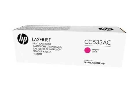 Oryginalny Toner Magenta HP Color LaserJet CP2025, CM2320 (304AC CC533AC)