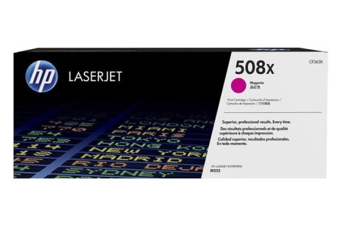 Oryginalny Toner Magenta HP Color LaserJet Enterprise M552 (508X CF363X)