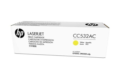 Oryginalny Toner Yellow HP Color LaserJet CP2025, CM2320 (304AC CC532AC)