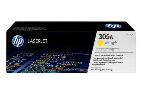 Oryginalny Toner Yellow HP LaserJet Pro M351, M375, M451, M475 (305A CE412A)