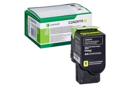 Oryginalny Toner Yellow Lexmark C2425 (C242XY0 )