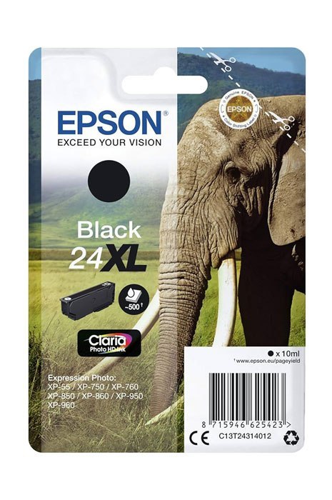 Oryginalny Tusz Black Epson 24XL (T2431, C13T24314012)