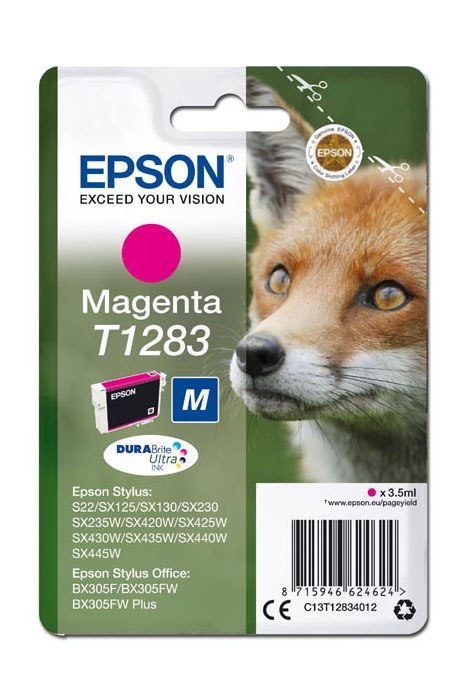 Oryginalny Tusz Magenta Epson T1283 (C13T12834012)