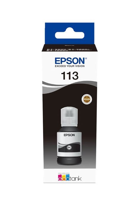 Oryginalny Tusz w butelce Black Epson 113 (T06B1, C13T06B140)