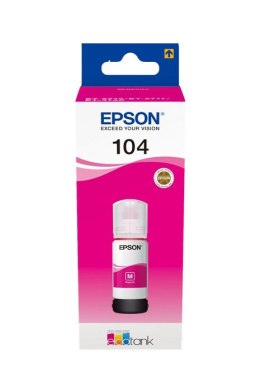 Oryginalny Tusz w butelce Magenta Epson 104 (T00P3, C13T00P340)