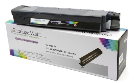 Toner Cartridge Web Black Oki MC851 zamiennik 44059168 Cartridge Web