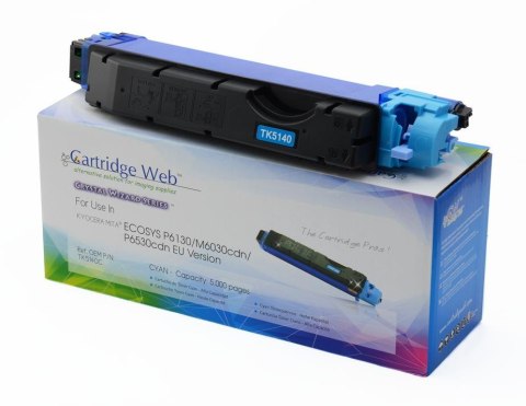 Toner Cartridge Web Cyan Kyocera TK5140 zamiennik TK-5140C Cartridge Web