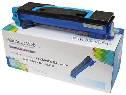 Toner Cartridge Web Cyan Kyocera TK540/TK542 zamiennik TK-540C Cartridge Web