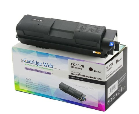 Toner Cartridge Web Czarny Kyocera TK1170 zamiennik TK-1170 Cartridge Web