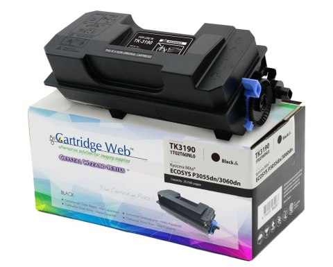 Toner Cartridge Web Czarny Kyocera TK3190 zamiennik TK-3190 (z pojemnikiem na zużyty toner WASTE BOX) Cartridge Web