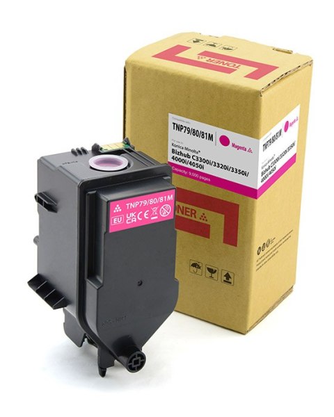 Toner Cartridge Web Magenta Minolta Bizhub TNP81M zamiennik AAJW351, AAJW3D2 Cartridge Web