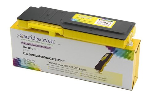 Toner Cartridge Web Yellow Dell 3760 zamiennik 593-11120 Cartridge Web