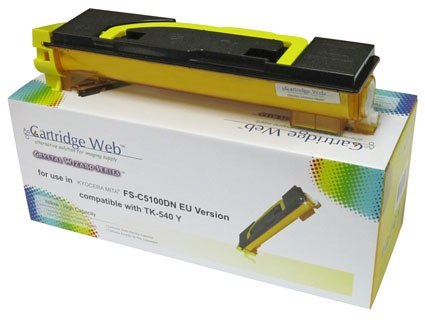 Toner Cartridge Web Yellow Kyocera TK540/TK542 zamiennik TK-540Y Cartridge Web