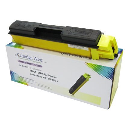 Toner Cartridge Web Yellow Kyocera TK580 zamiennik TK-580Y Cartridge Web