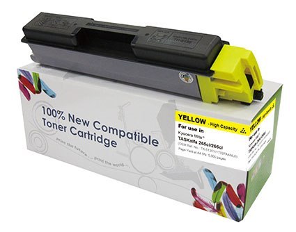 Toner Cartridge Web Yellowa Kyocera TK5135 zamiennik TK-5135Y Cartridge Web