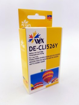 Tusz Wox Yellow Canon CLI 526Y zamiennik CLI526Y Wox