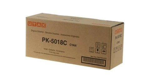 Oryginalny Toner Cyan UTAX PC3562 PK-5018C, PK5018C (1T02TWCUT0, 1T02TWCAT0)