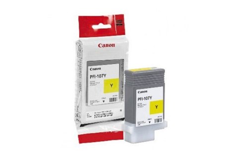 Oryginalny Tusz Yellow Canon PFI-107Y (6708B001)