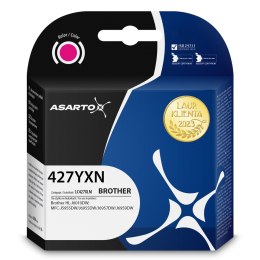 Asarto Tusz Asarto do Brother 427MXN | LC427XLM | 5000 str. | magenta