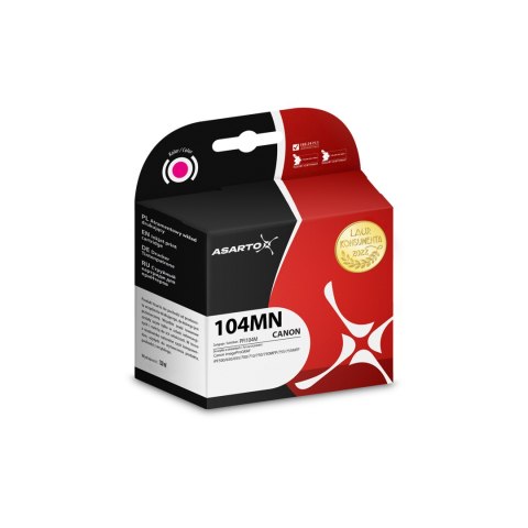 Asarto Tusz Asarto do Canon 104MN | 3631B001 | 130 ml | magenta