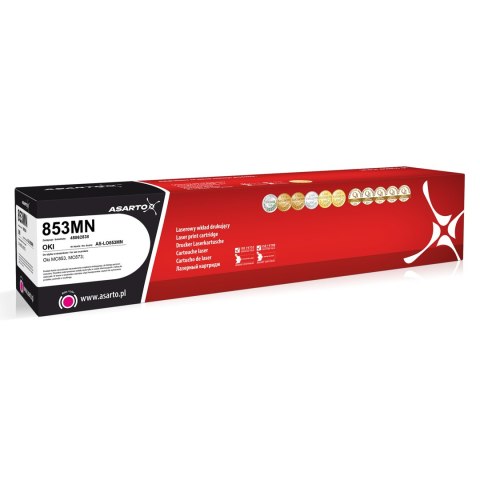 Asarto EOL Toner Asarto do OKI 853MN | 45862838 | 7300 str. | magenta