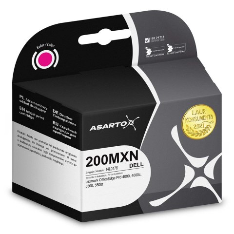 Asarto EOL Tusz Asarto do Lexmark 200MXN | 14L0176E | 1600 str. | magenta | 2 szt./op.