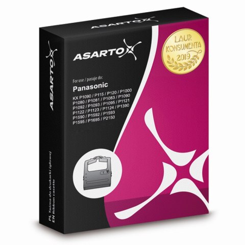 Asarto Taśma Asarto do Panasonic R1090 | KX-P115i-S | black