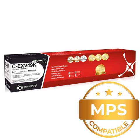 Asarto Toner Asarto do Canon C-EXV49K | 8524B002 | 36000 str. | black