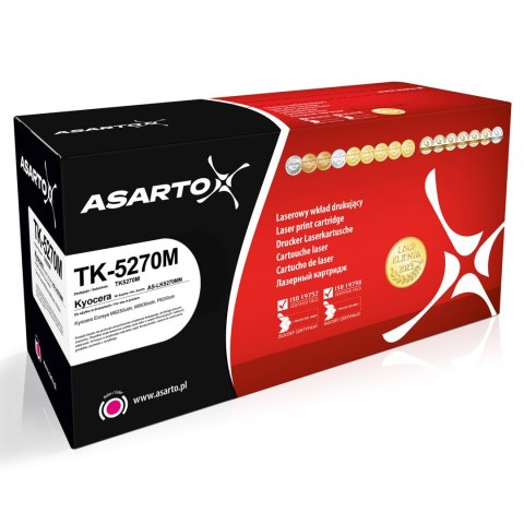 Asarto Toner Asarto do Kyocera TK5270M | TK-5270M | 6000 str. | magenta