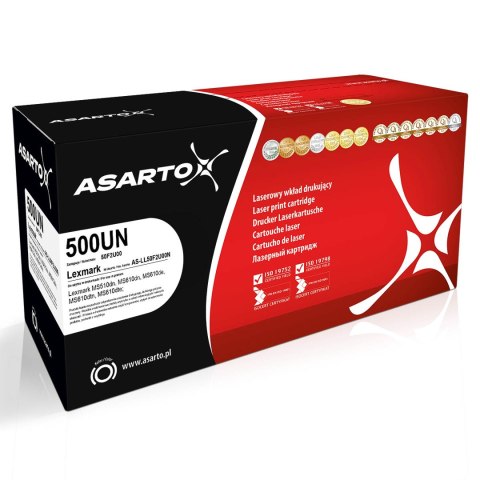 Asarto Toner Asarto do Lexmark 500UN | 50F2U00 | 20000 str. | black