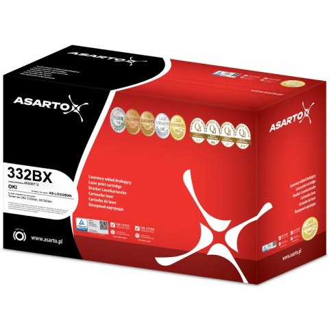 Asarto Toner Asarto do Oki 332BX | 46508712 | 3500 str. | black