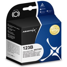 Asarto Tusz Asarto do Brother 123B | LC123BK | 600 str. | black
