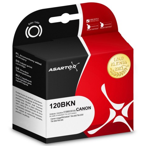 Asarto Tusz Asarto do Canon 120BKN | PFI120 | CF2885C001AA | 130 ml | black
