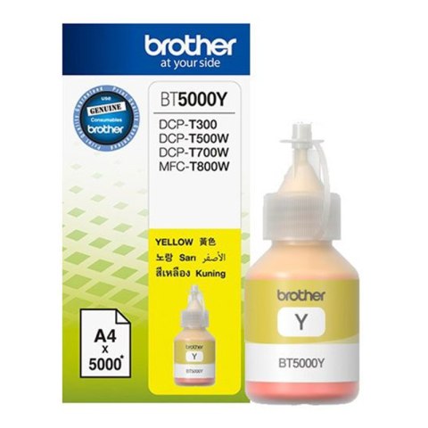Brother Tusz Brother do DCP-T300/T500W/T700W, MFC-T800W | 5 000 str. | yellow