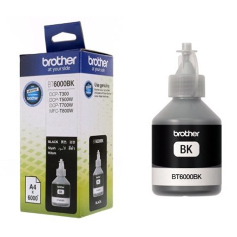 Brother Tusz Brother do DCP-T300/T500W/T700W, MFC-T800W | 6 000 str. | black