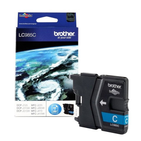 Brother Tusz Brother do DCPJ125/315W/515W/220/265W/410/415w | 260 str. | cyan