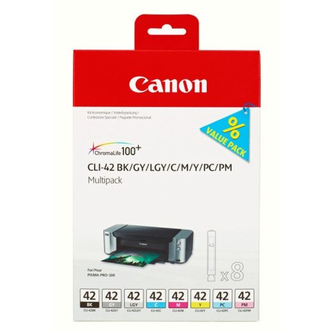 Canon CANON TUSZ CLI42 Pro-100 MultiPackCMYK 8