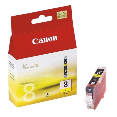 Canon Tusz Canon CLI8Y do iP-4200/4300/5200/5300/6600, MP-500/600/800 | 13ml | yellow