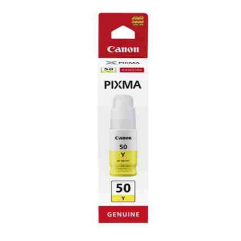 Canon Tusz Canon GI-50 Y do Pixma G5050/6050 | 7700 str | 9 ml | yellow