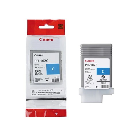 Canon Tusz Canon PFI102C do IPF-500/600/700/710/720/750 | 130ml | cyan